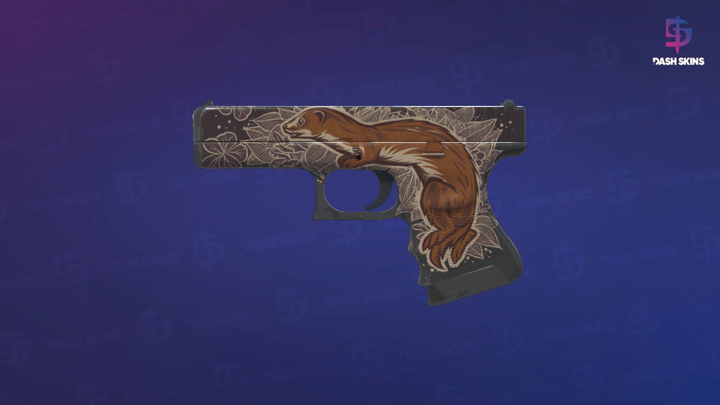 Glock-18 | Weasel (Well-Worn) - Frontside Screenshot