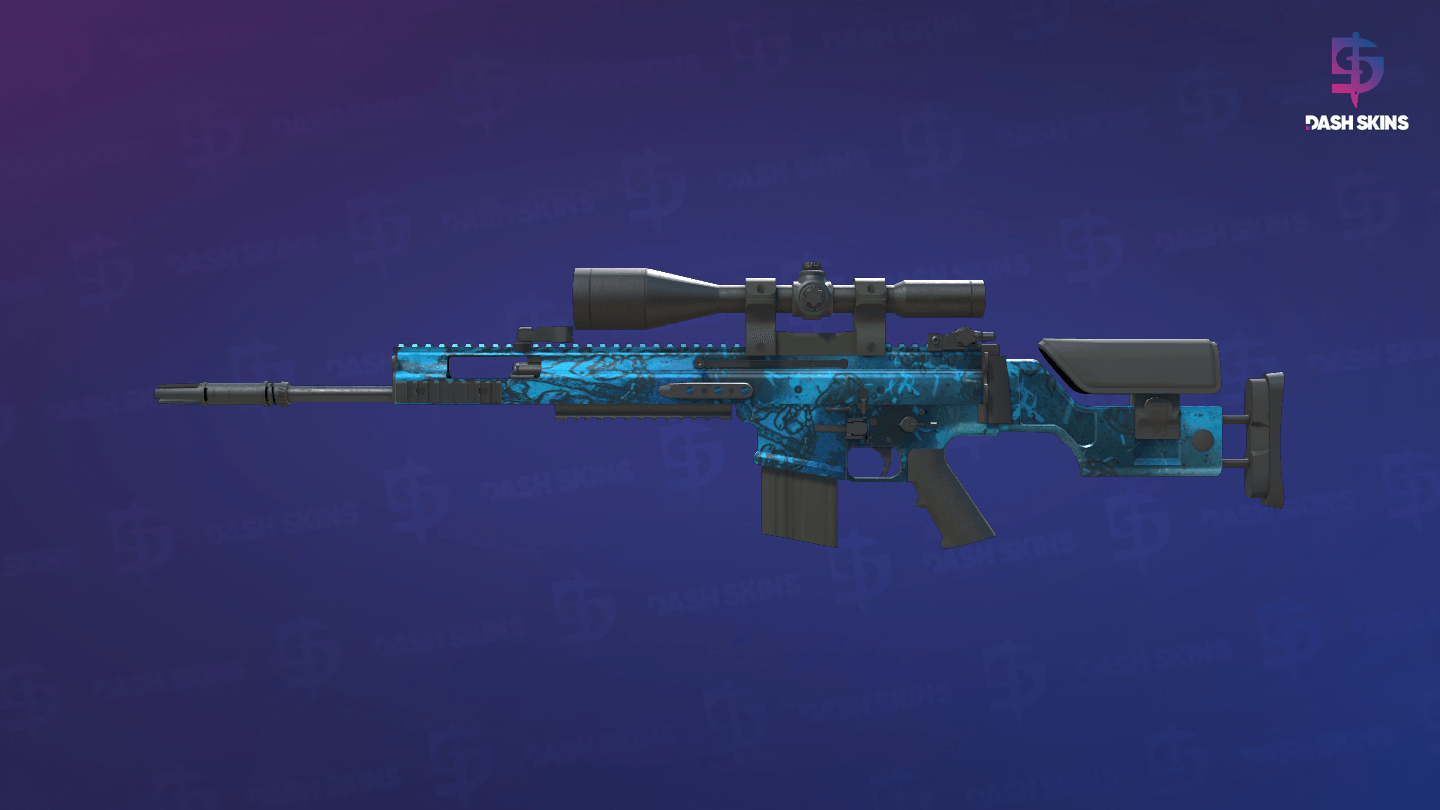SCAR-20 | Grotto (Field-Tested) - Frontside Screenshot