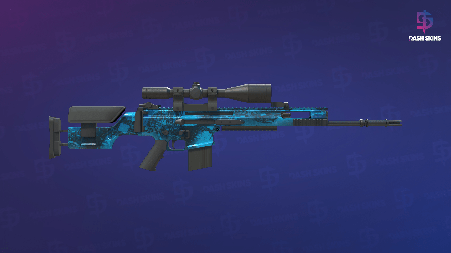 SCAR-20 | Grotto (Field-Tested) - Backside Screenshot