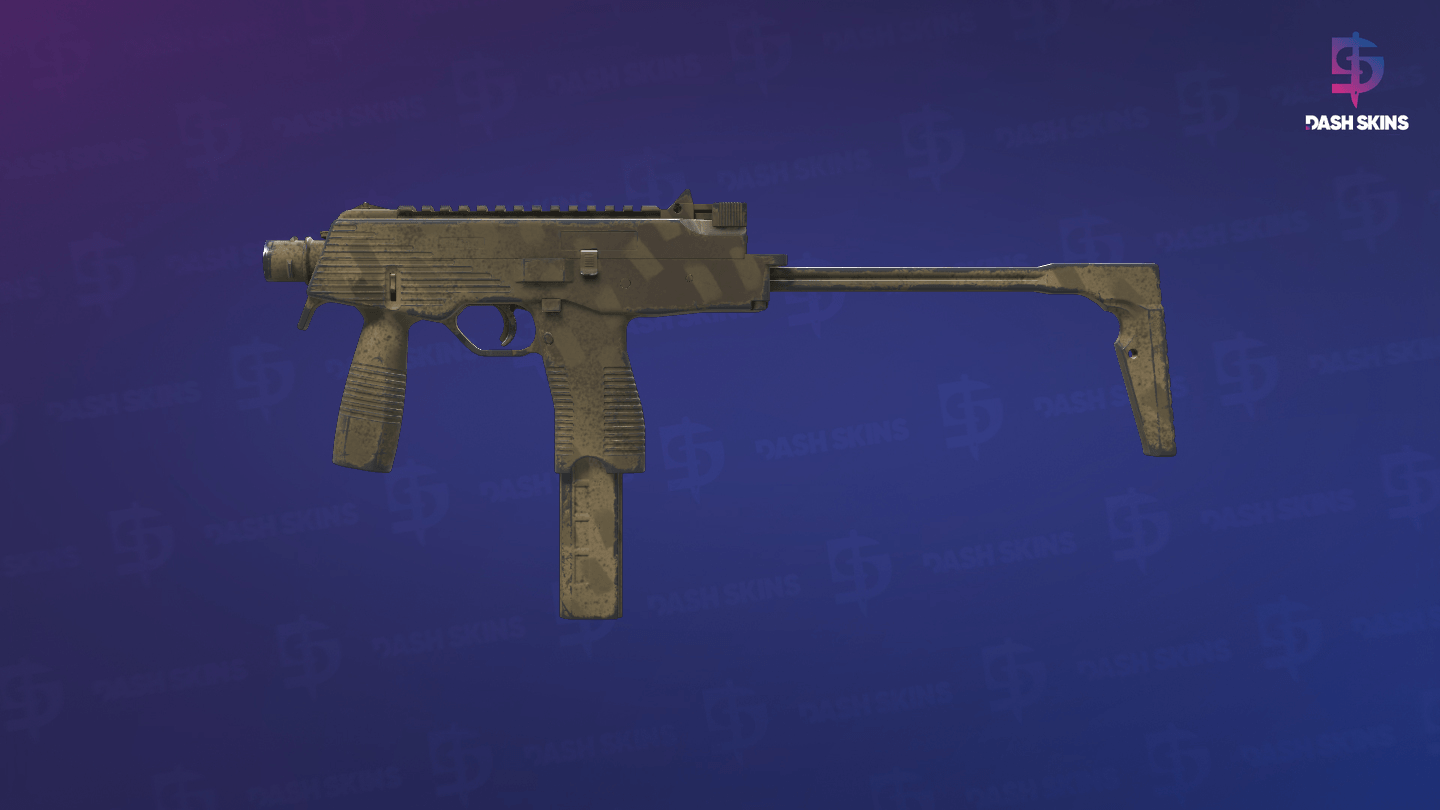MP9 | Sand Dashed (Field-Tested) - Frontside Screenshot