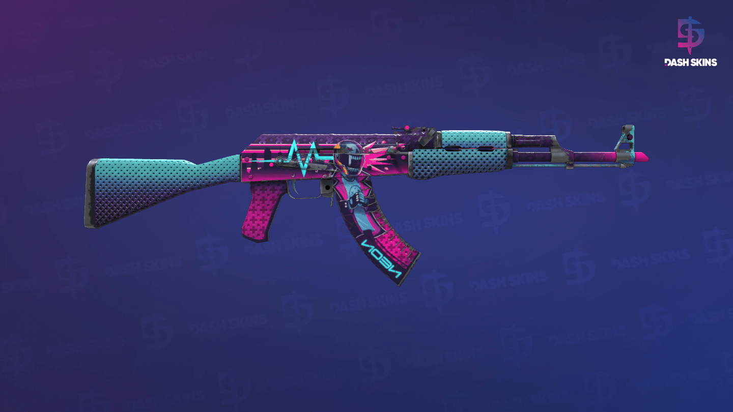 AK-47 | Neon Rider (Field-Tested) - Backside Screenshot