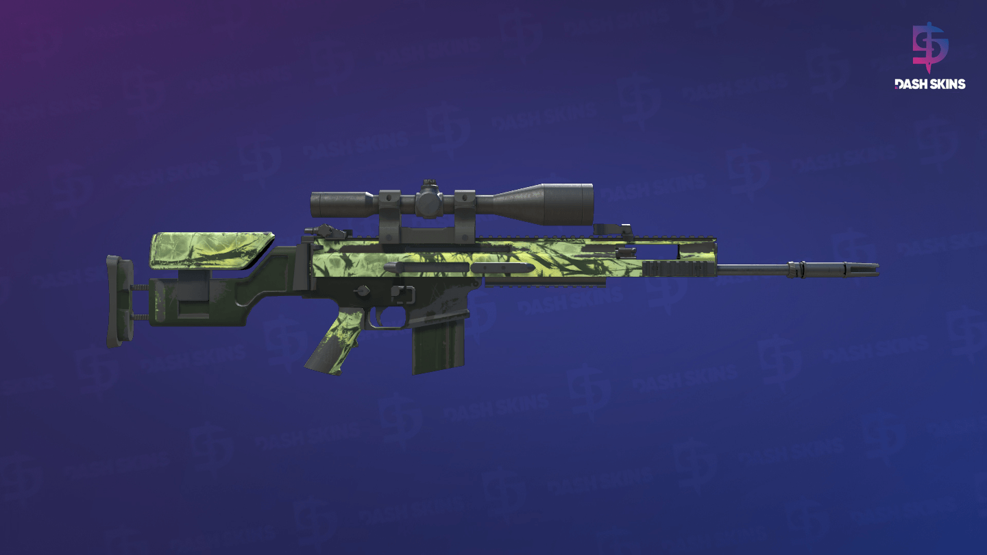 SCAR-20 | Outbreak (Field-Tested) - Backside Screenshot