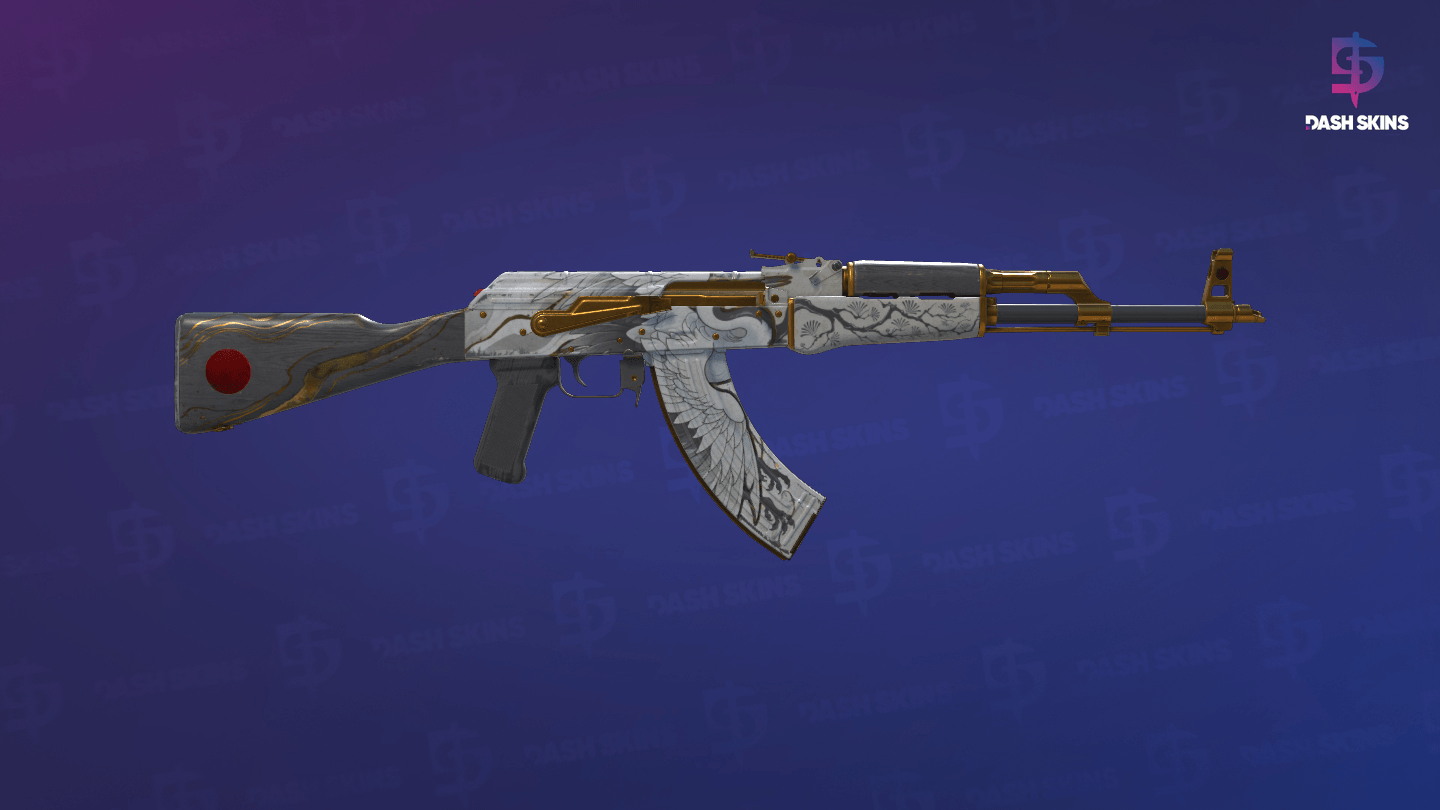 AK-47 | Crane Flight (Well-Worn) - Backside Screenshot