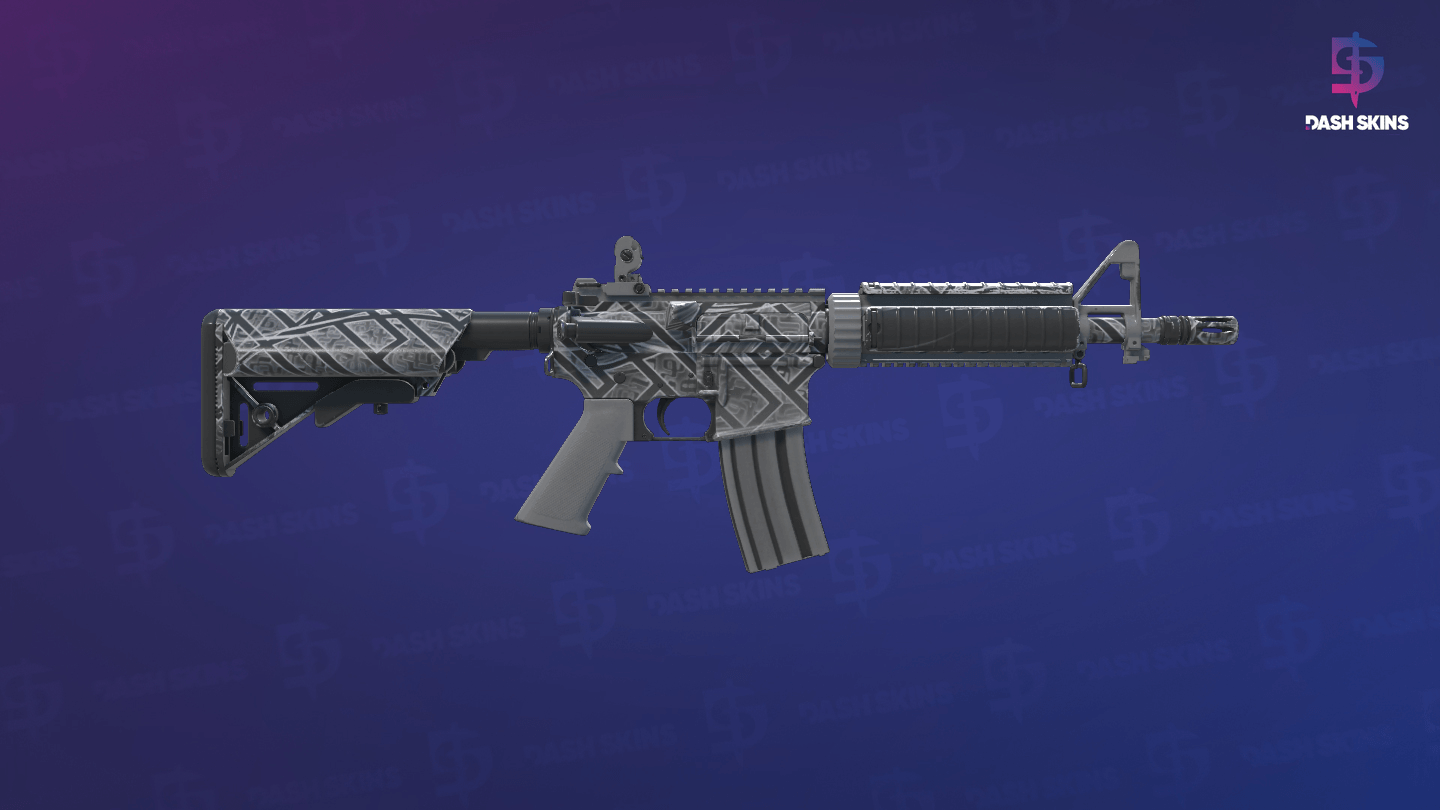 M4A4 | Aeolian Dark (Minimal Wear) - Backside Screenshot