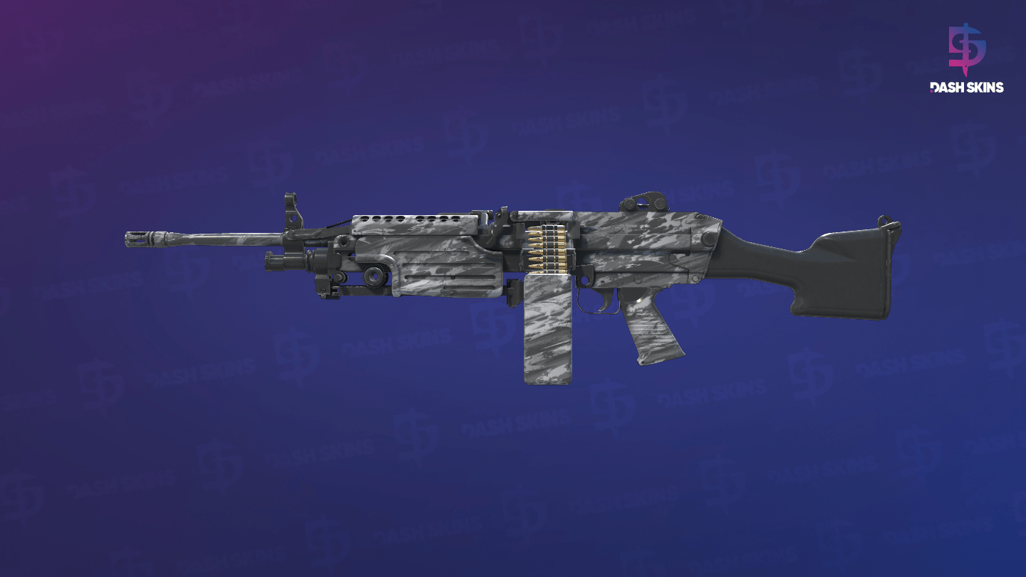 M249 | Sleet (Field-Tested) - Frontside Screenshot