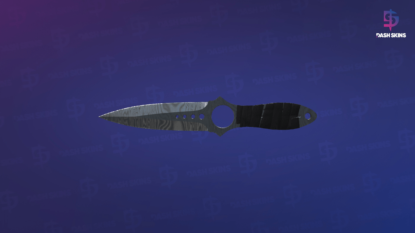 ★ Skeleton Knife | Damascus Steel (Battle-Scarred) - Backside Screenshot