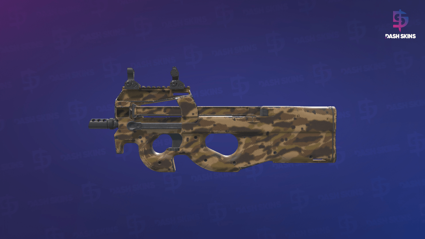 P90 | Desert Halftone (Field-Tested) - Frontside Screenshot