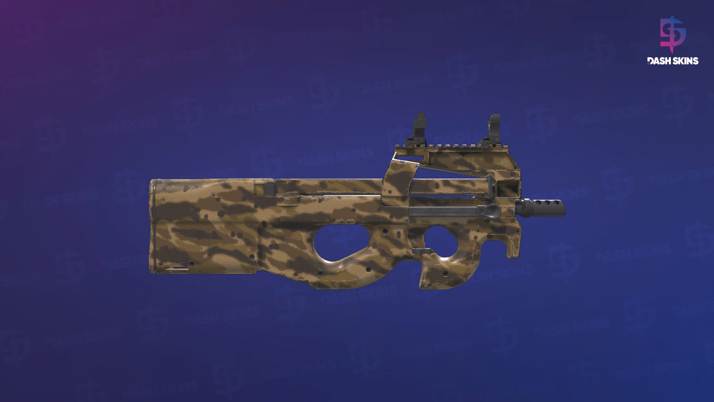 P90 | Desert Halftone (Field-Tested) - Backside Screenshot