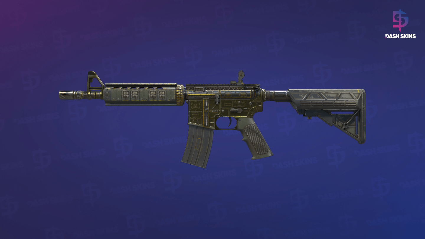 M4A4 | The Battlestar (Battle-Scarred) - Frontside Screenshot