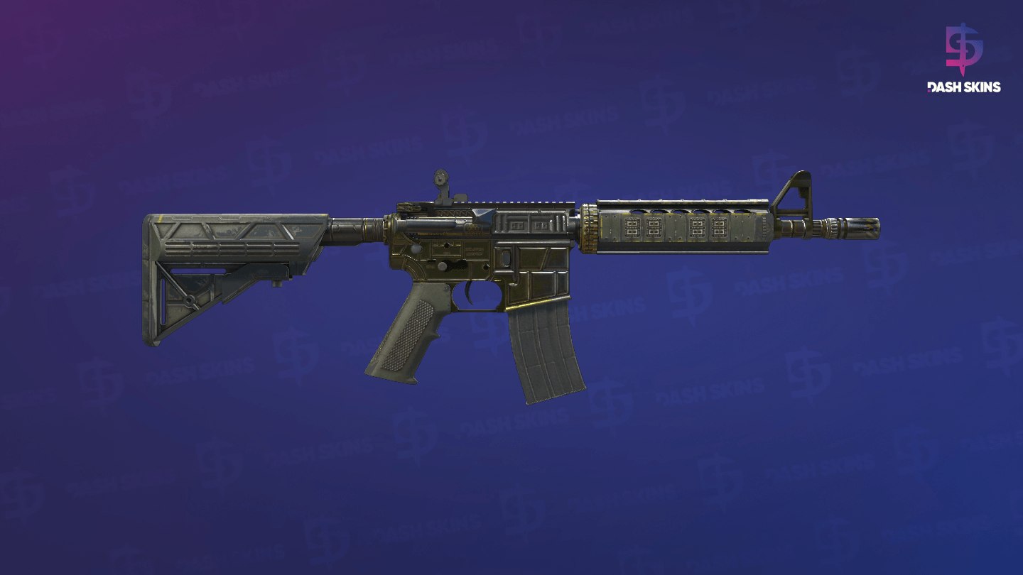 M4A4 | The Battlestar (Battle-Scarred) - Backside Screenshot