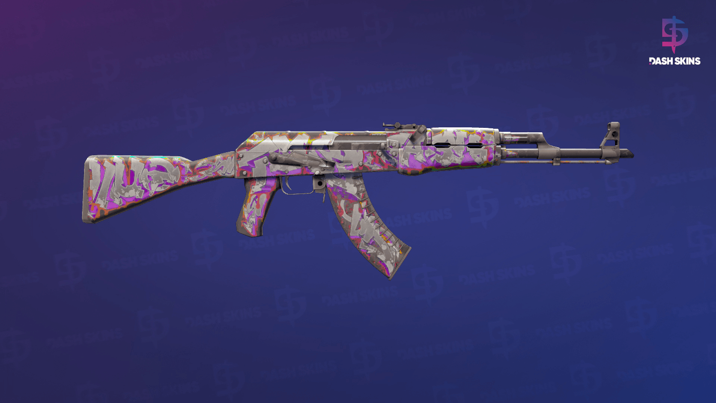 AK-47 | Head Shot (Well-Worn) - Backside Screenshot