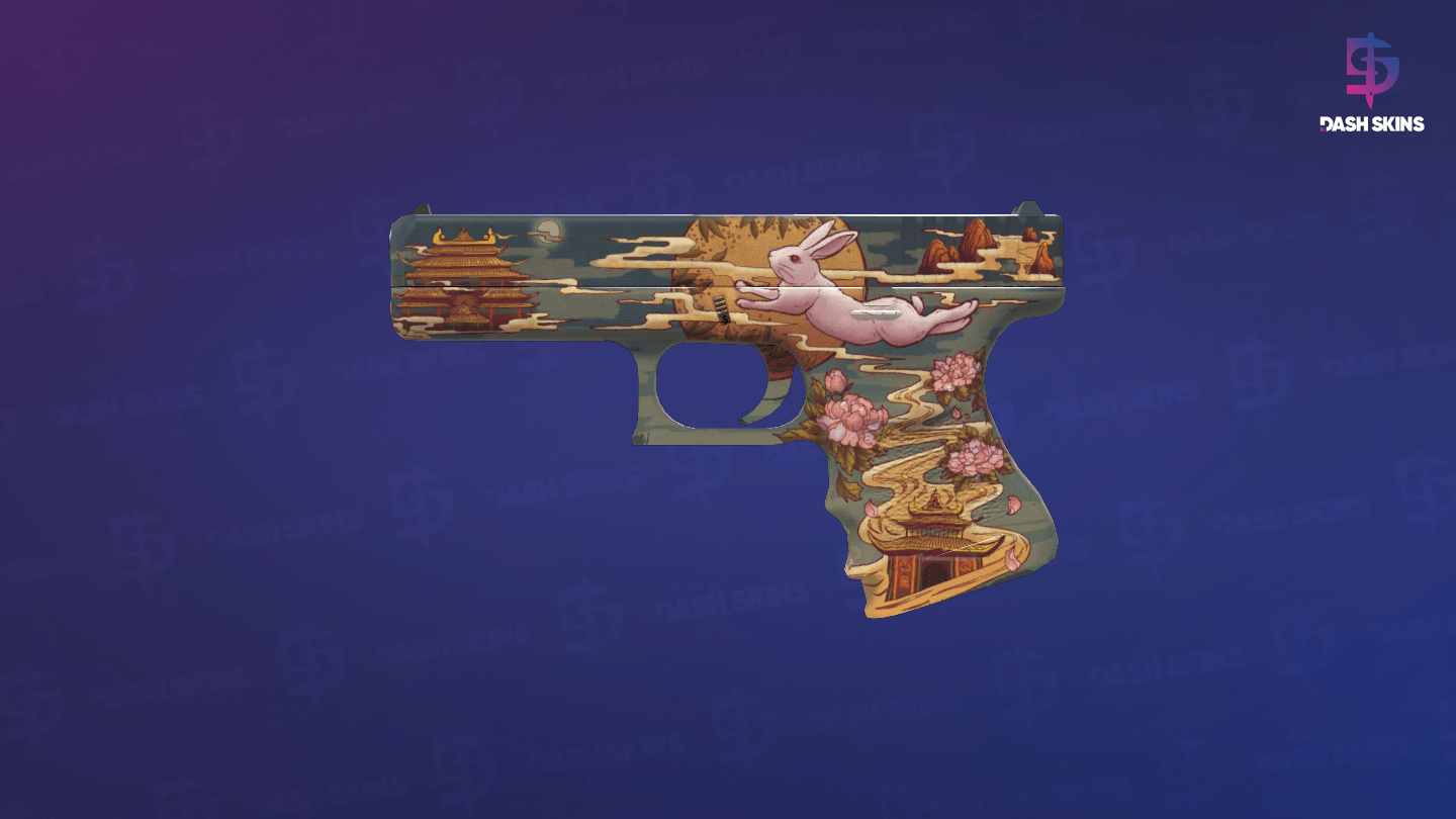 Glock-18 | Umbral Rabbit (Minimal Wear) - Frontside Screenshot