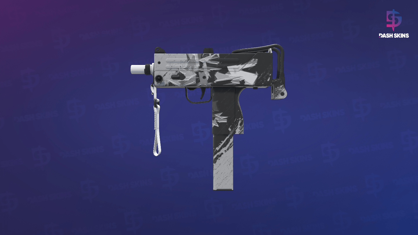 MAC-10 | Snow Splash (Factory New) - Frontside Screenshot