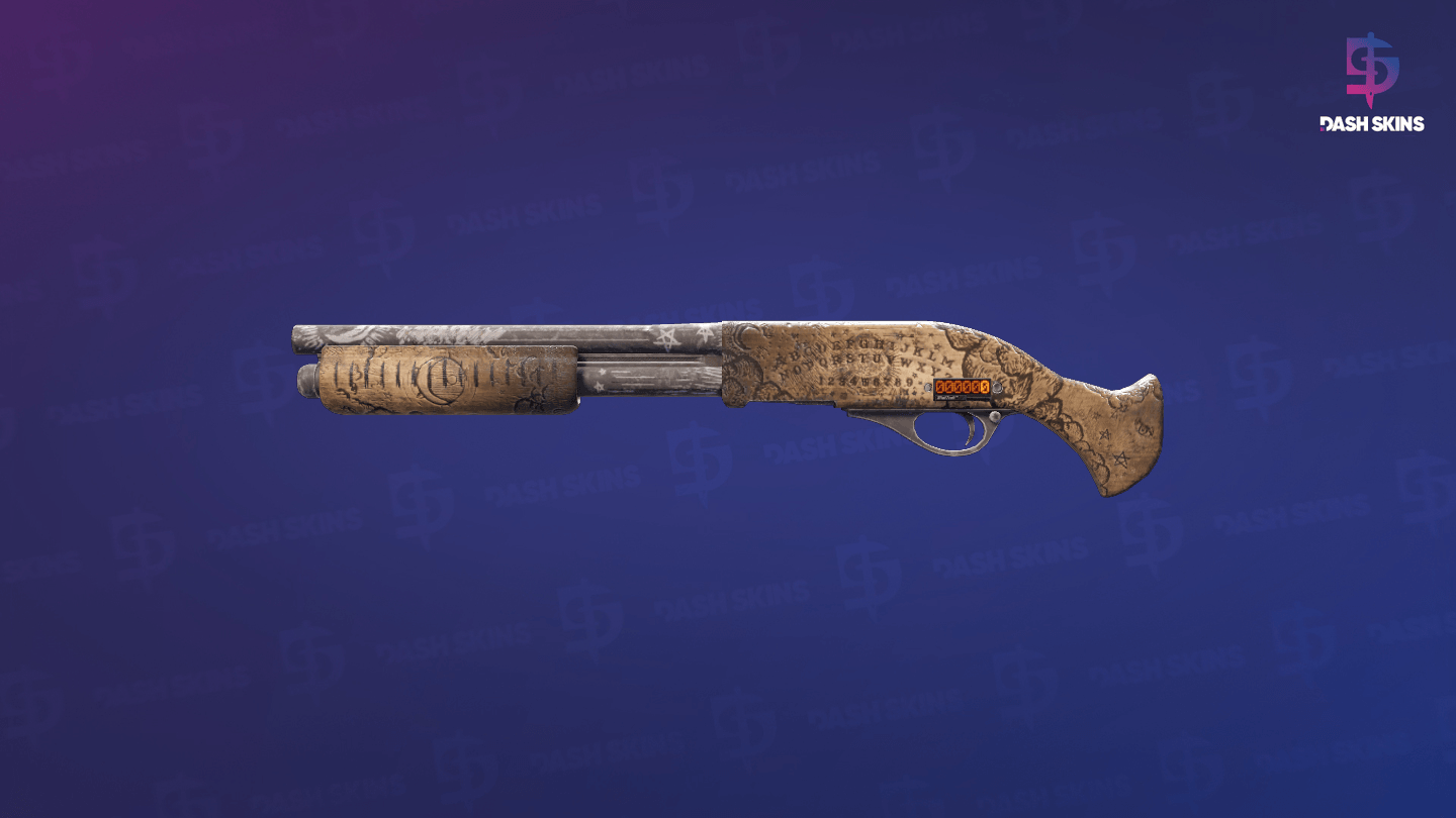 StatTrak™ Sawed-Off | Spirit Board (Well-Worn) - Frontside Screenshot