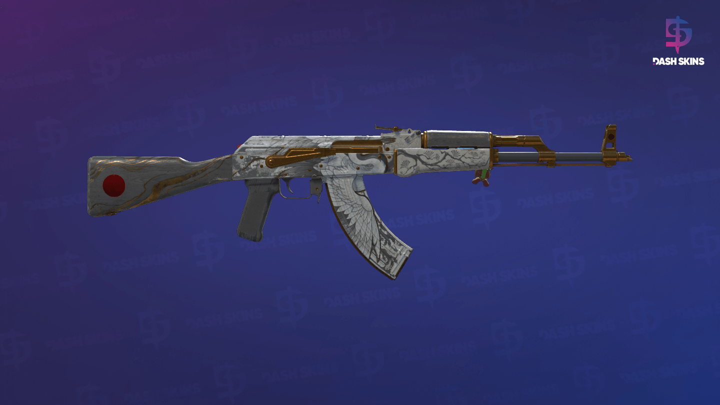 AK-47 | Crane Flight (Battle-Scarred) - Backside Screenshot