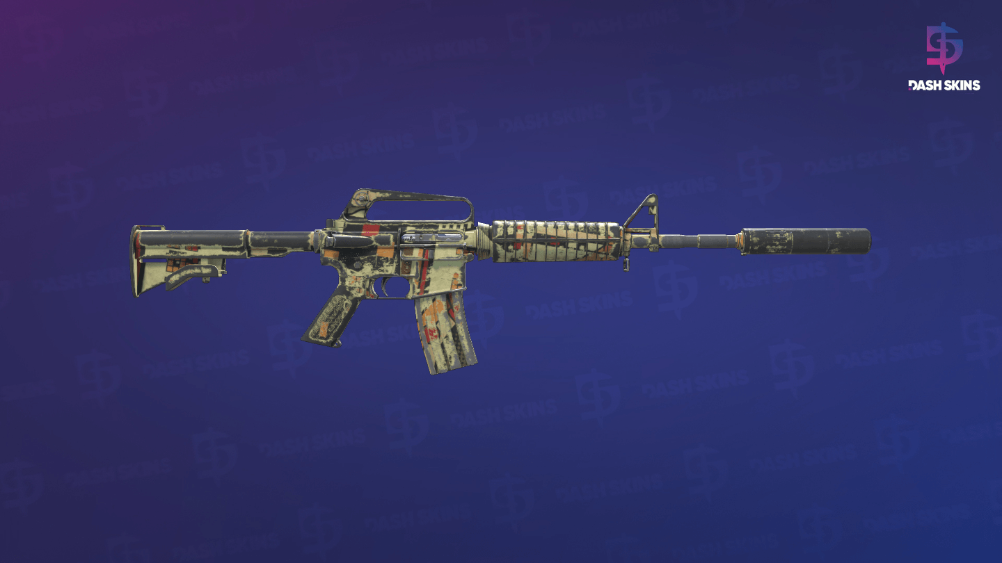 M4A1-S | Fizzy POP (Battle-Scarred) - Backside Screenshot