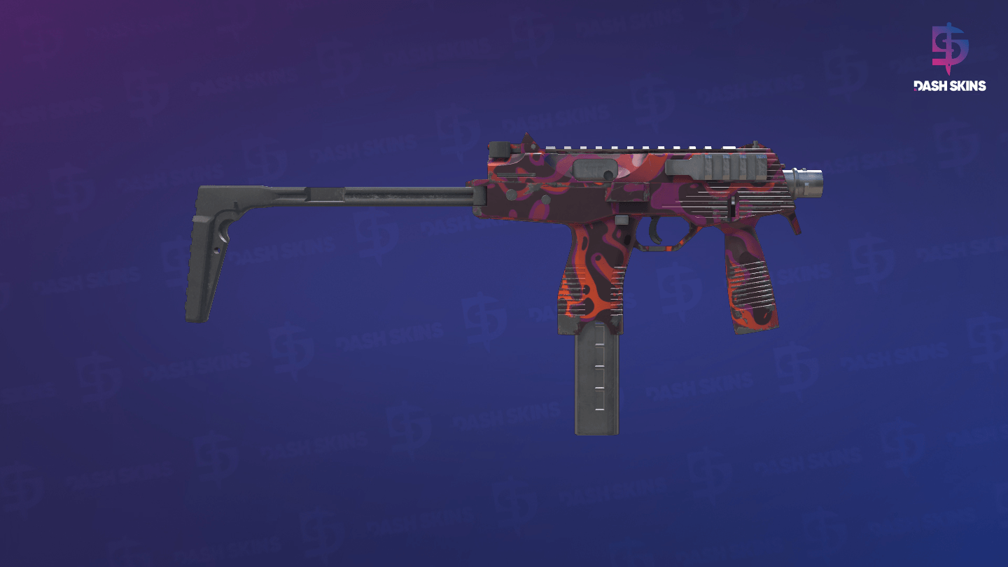 StatTrak™ MP9 | Ruby Poison Dart (Minimal Wear) - Backside Screenshot