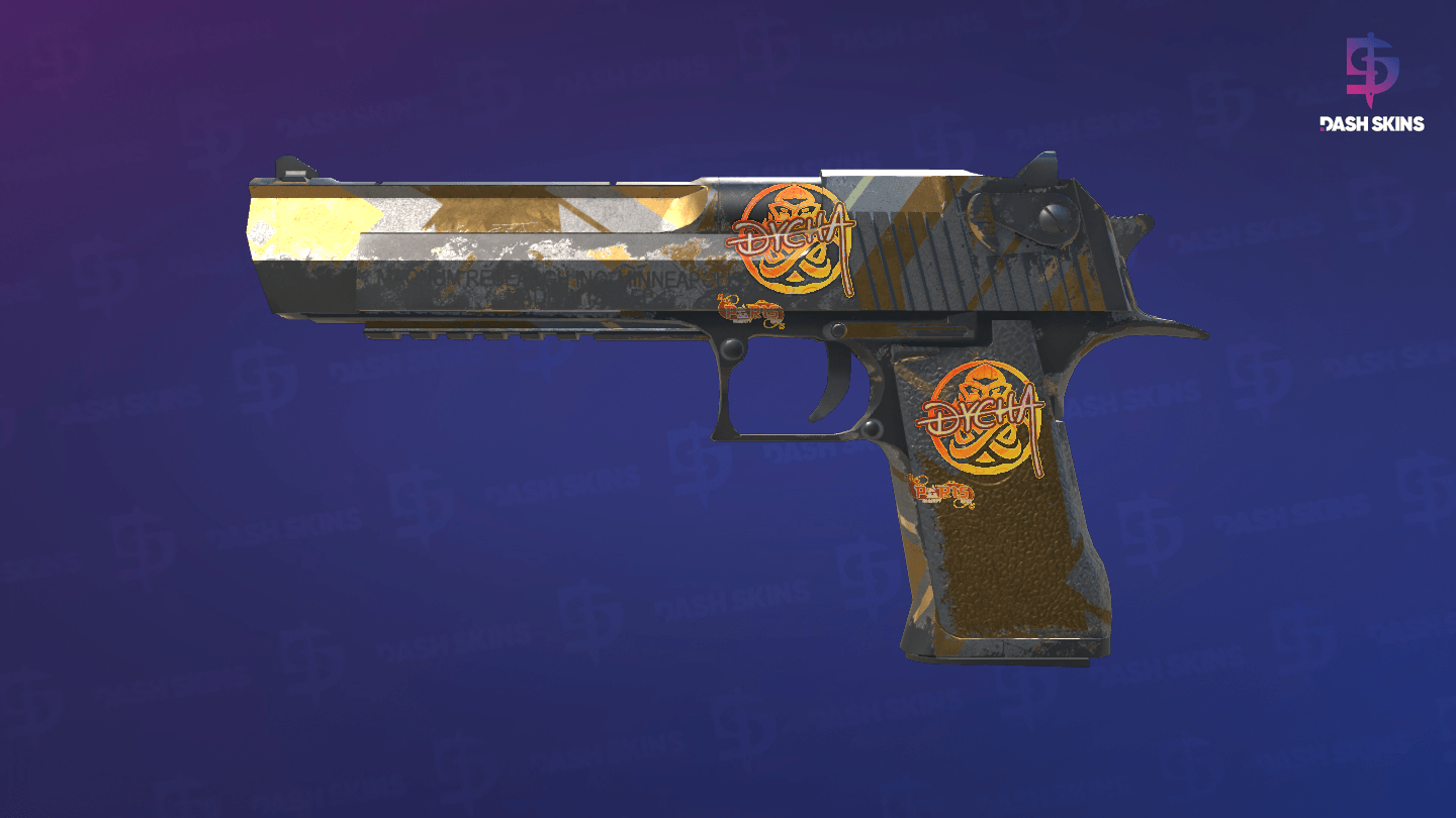 Desert Eagle | Bronze Deco (Battle-Scarred) - Frontside Screenshot