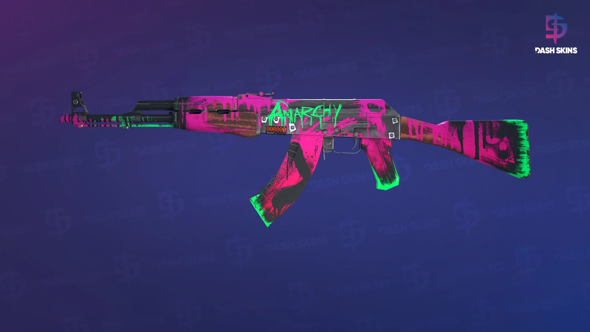 AK-47 (StatTrak™) | Revolução Neon - Frontside Screenshot