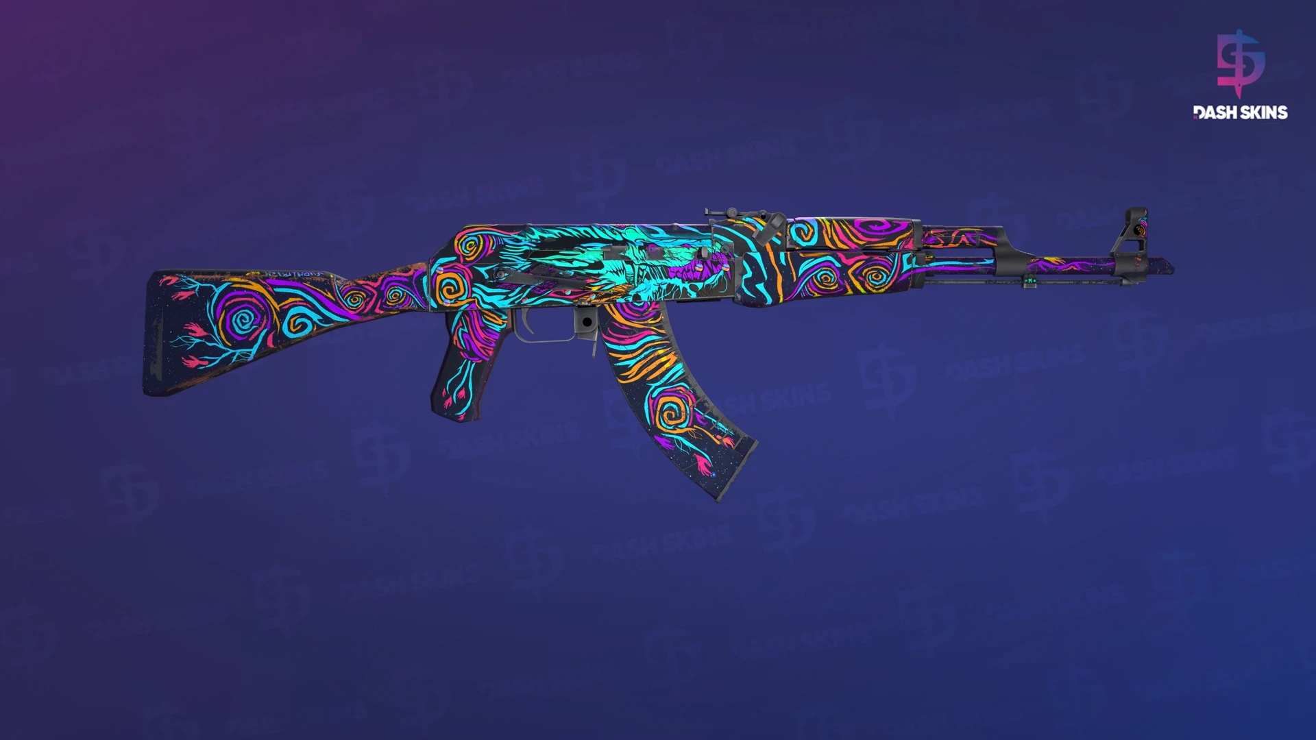 AK-47 (StatTrak™) | Desejo Noturno - Backside Screenshot