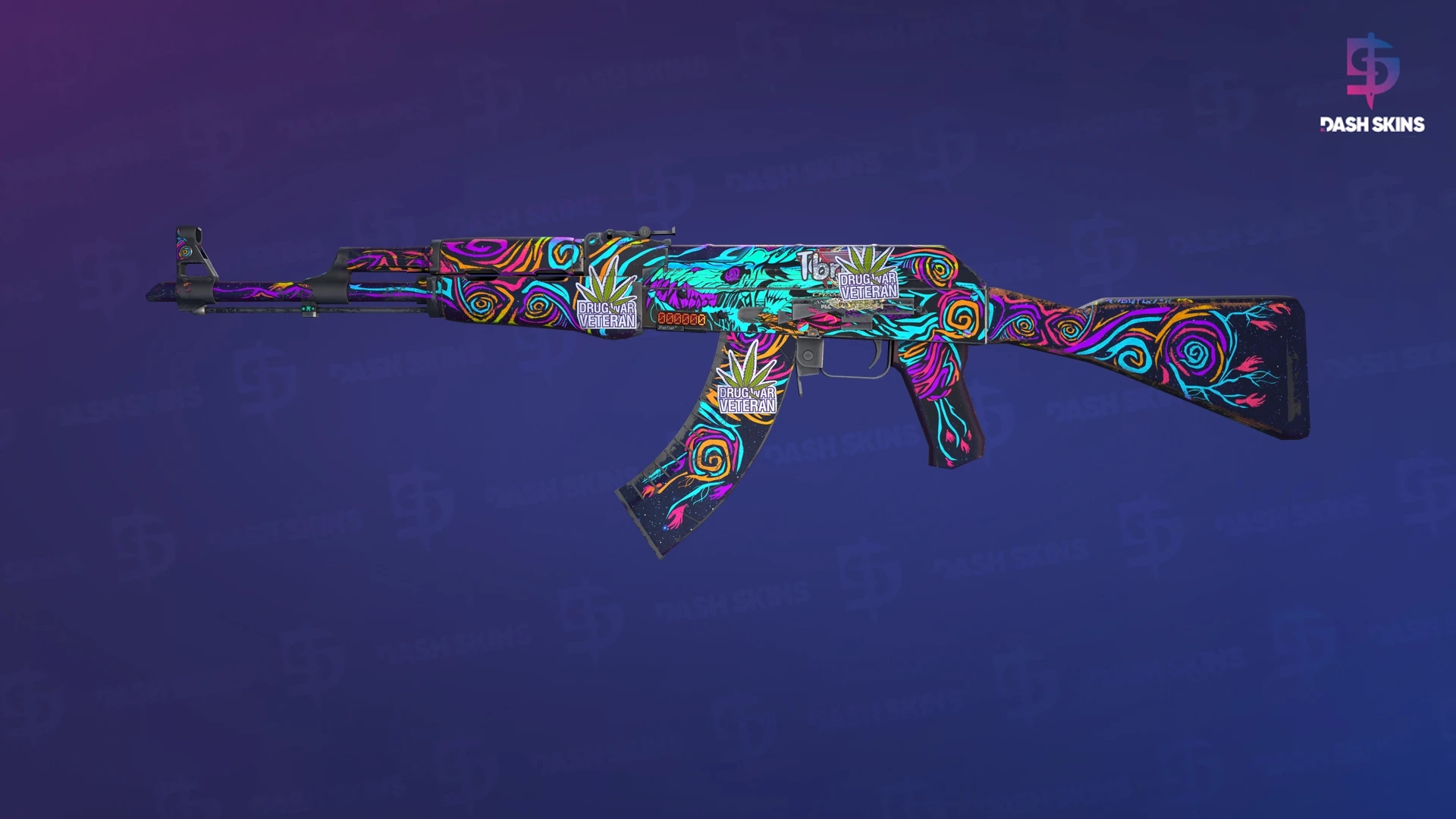 AK-47 (StatTrak™) | Desejo Noturno - Frontside Screenshot