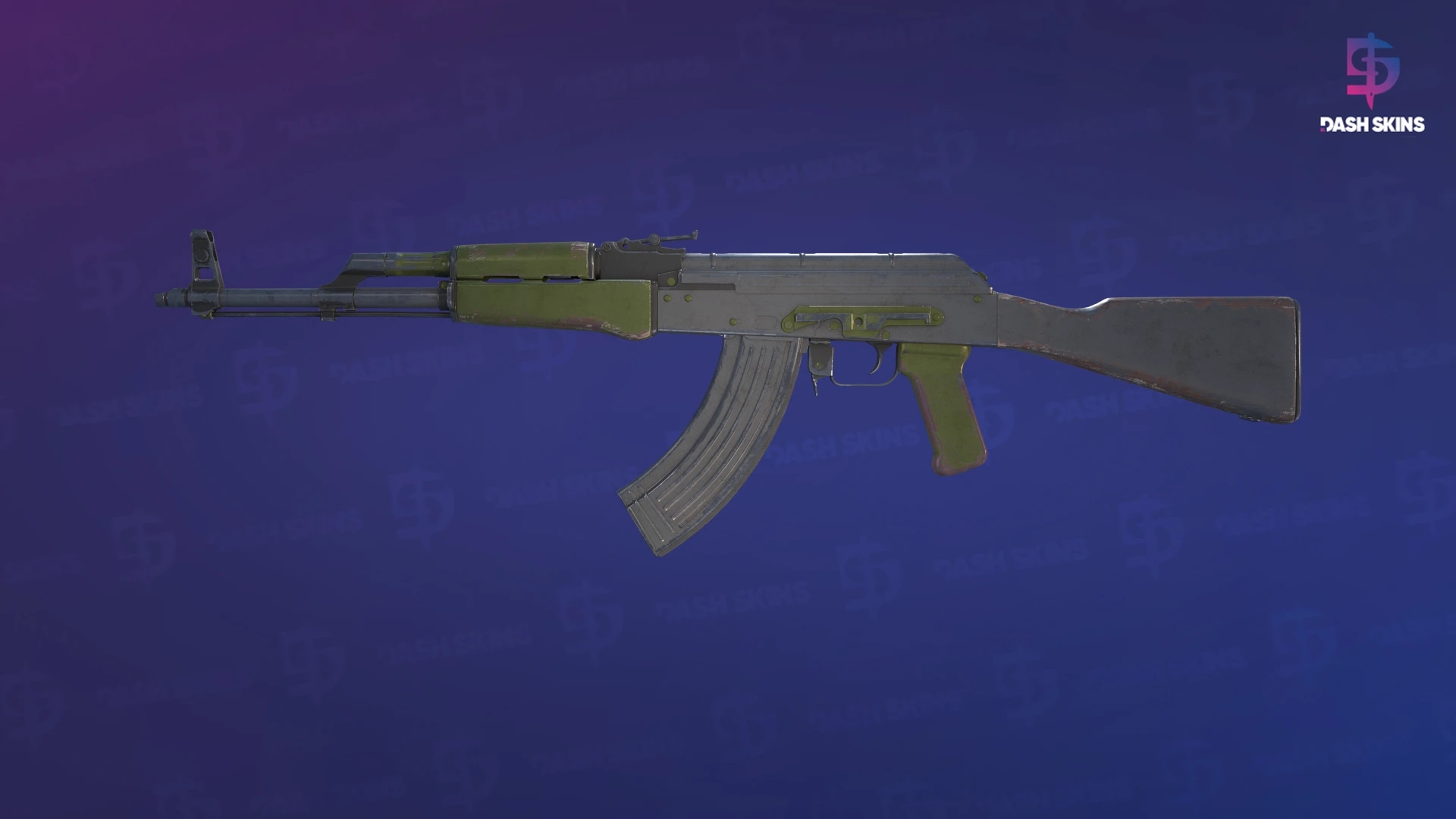 AK-47 | Policamuflagem Oliva - Frontside Screenshot