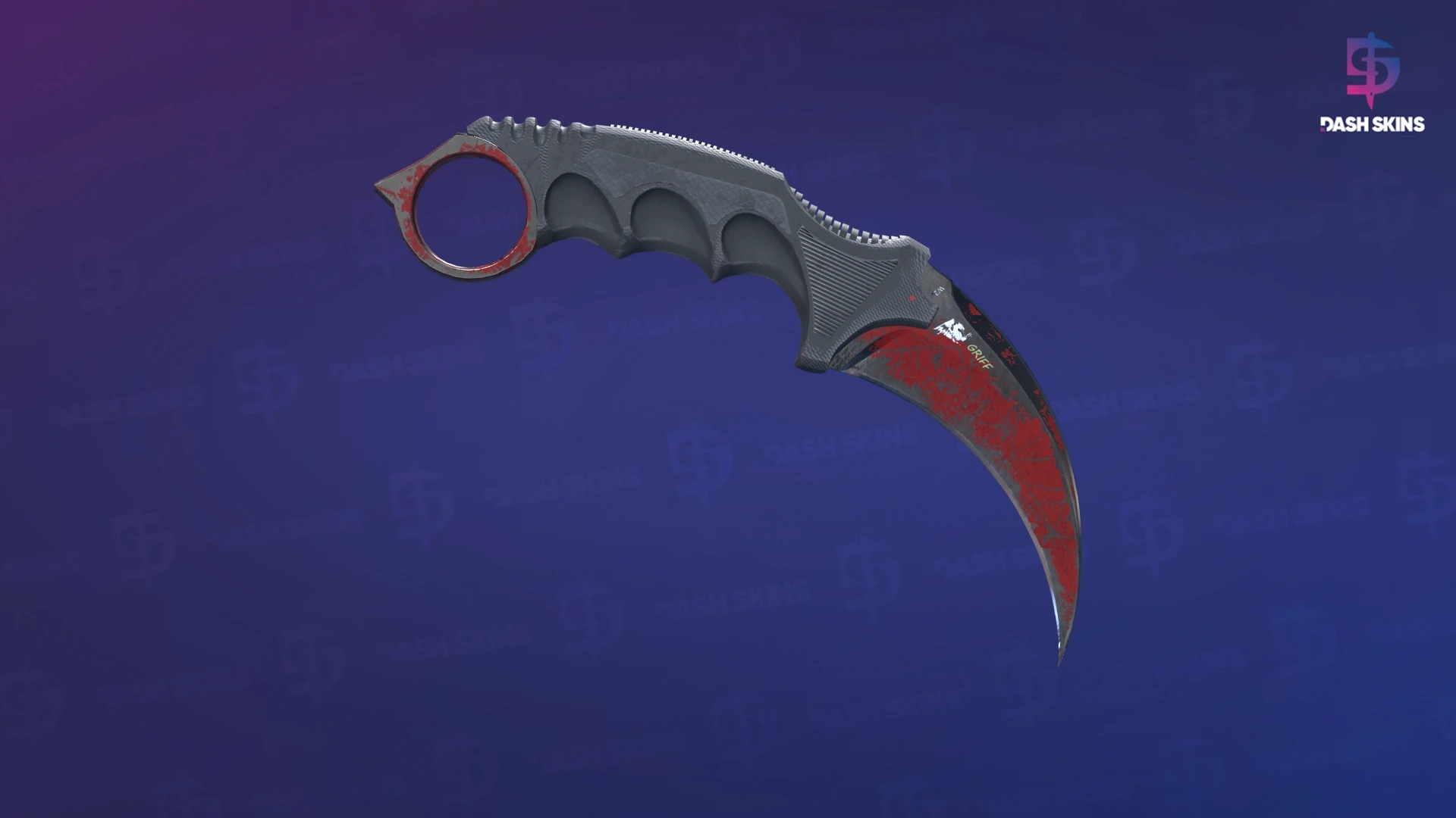 Karambit (★) | Teia Rubra - Backside Screenshot