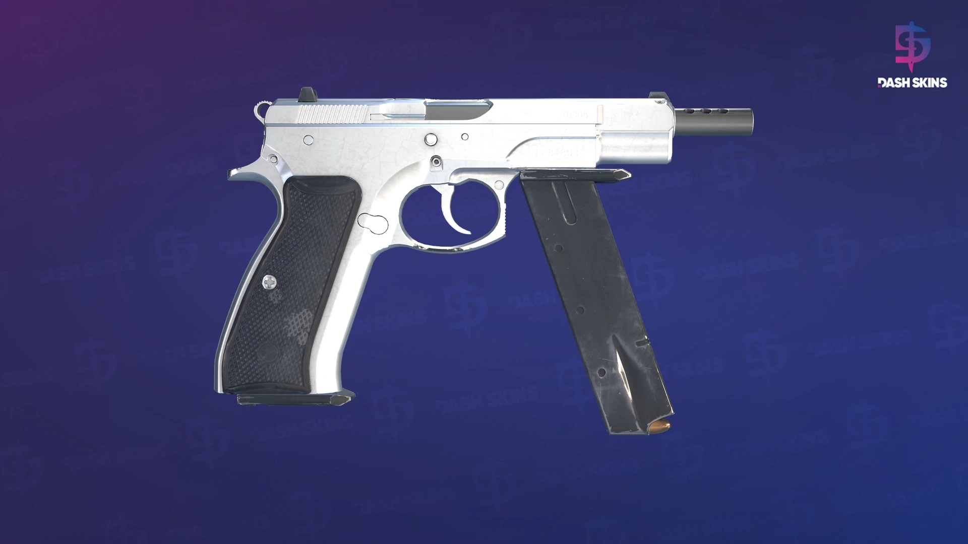 CZ75-Auto (Lembrança) | Prateada - Backside Screenshot