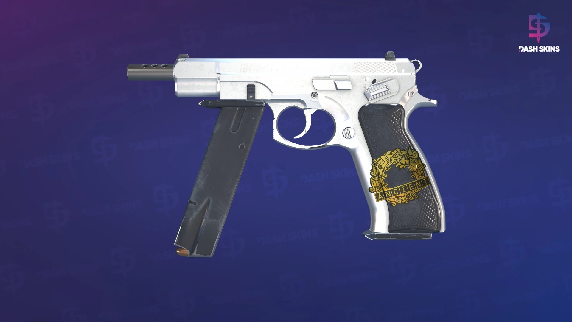 CZ75-Auto (Lembrança) | Prateada - Frontside Screenshot
