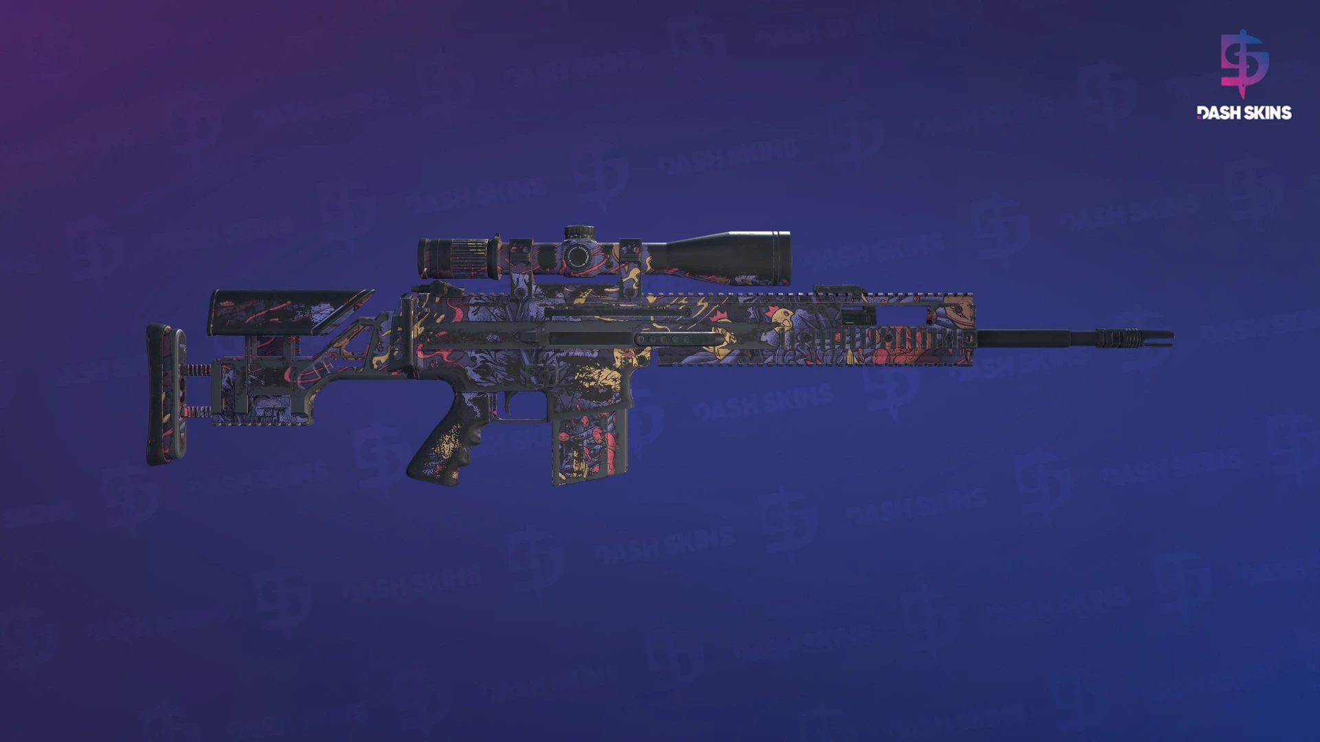 SCAR-20 | Pó-pó-poltergeist - Backside Screenshot