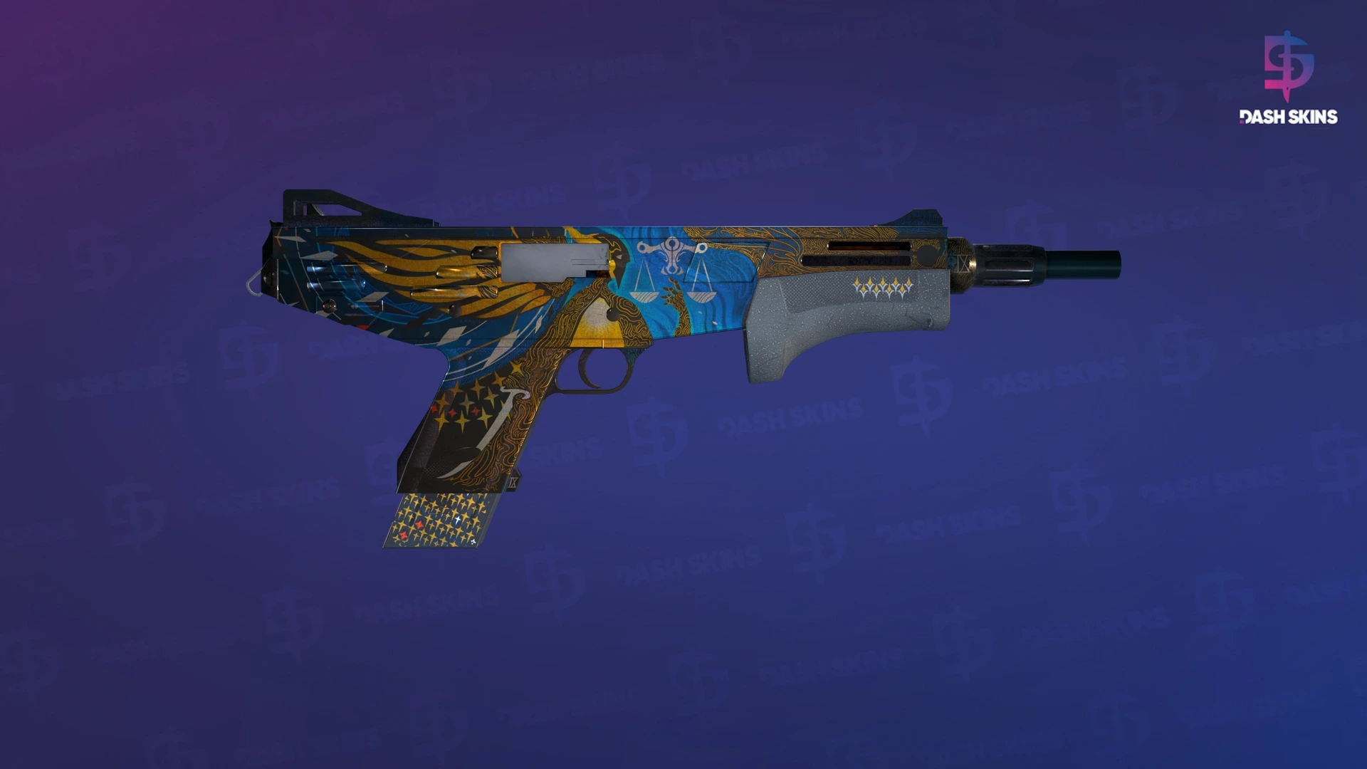 MAG-7 | Justiça - Backside Screenshot
