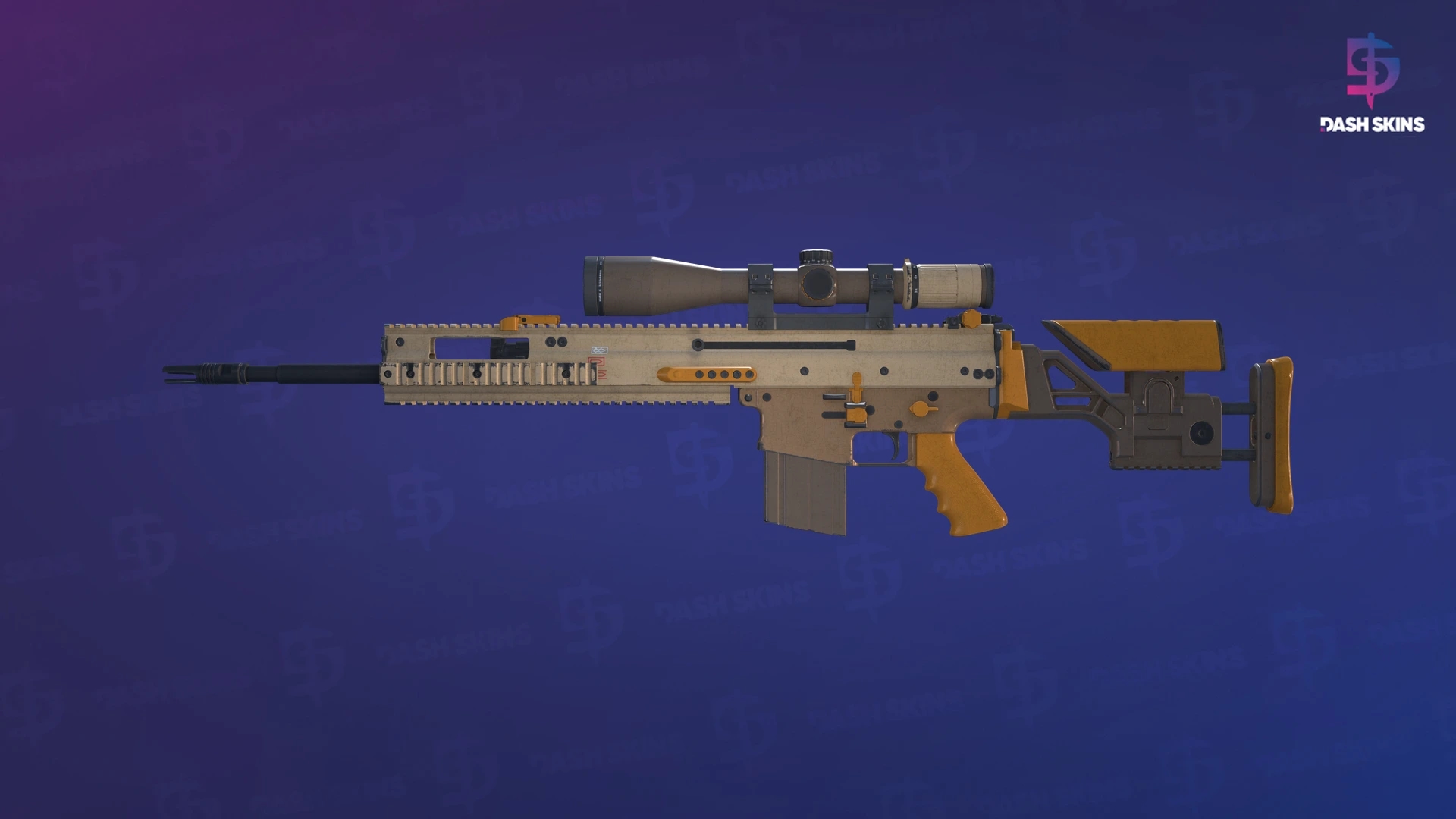 SCAR-20 | Ocre Curta - Frontside Screenshot