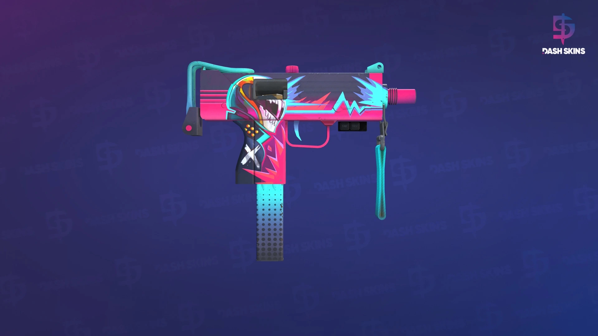 MAC-10 (StatTrak™) | Piloto Neon - Backside Screenshot