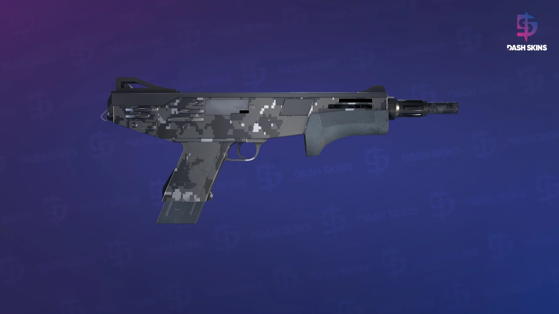 MAG-7 | Camuflagem Digital — Metálico - Backside Screenshot