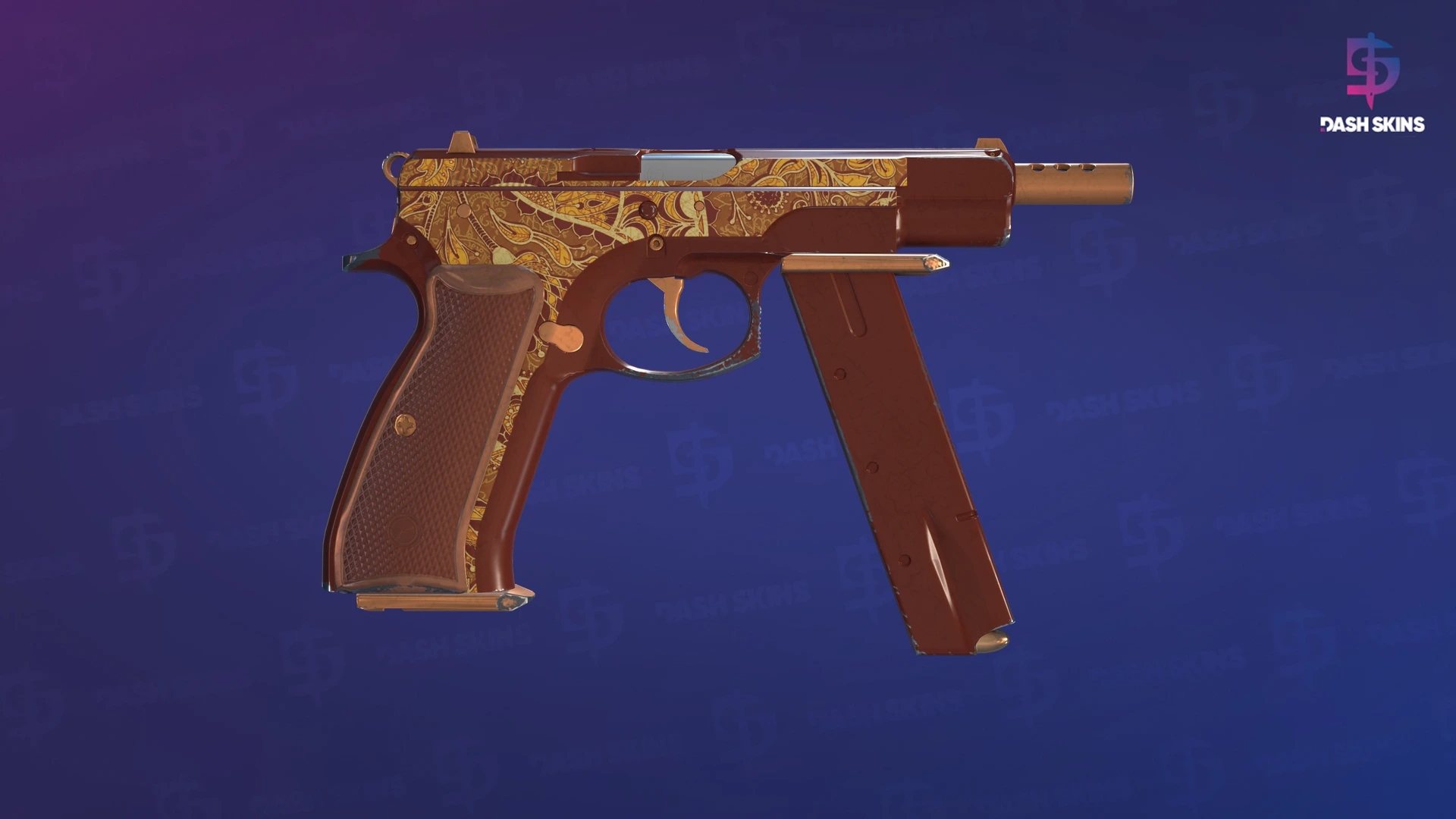 CZ75-Auto | Paisley Mélico - Backside Screenshot