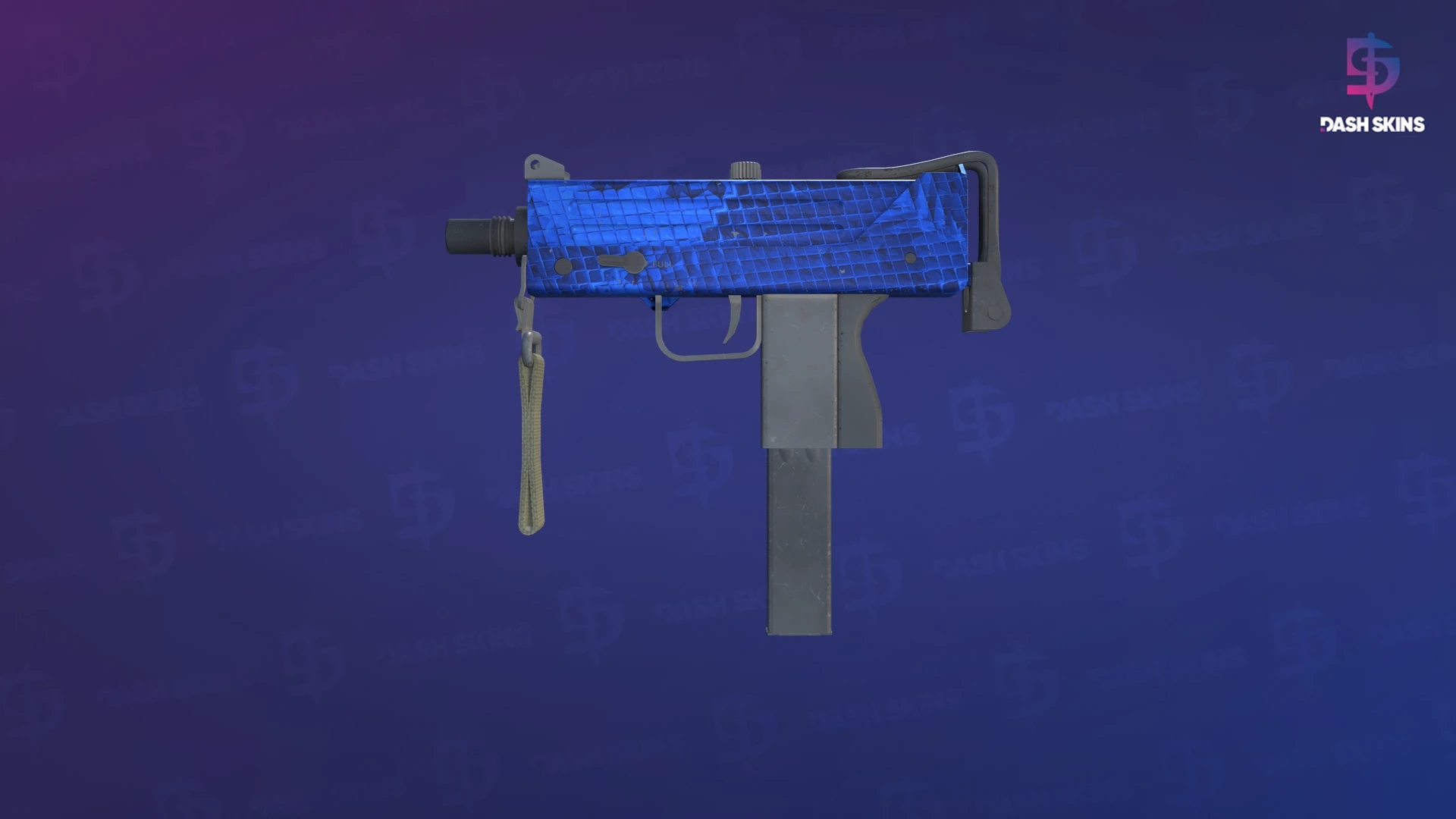 MAC-10 | Crocodilapis Lazuli - Frontside Screenshot