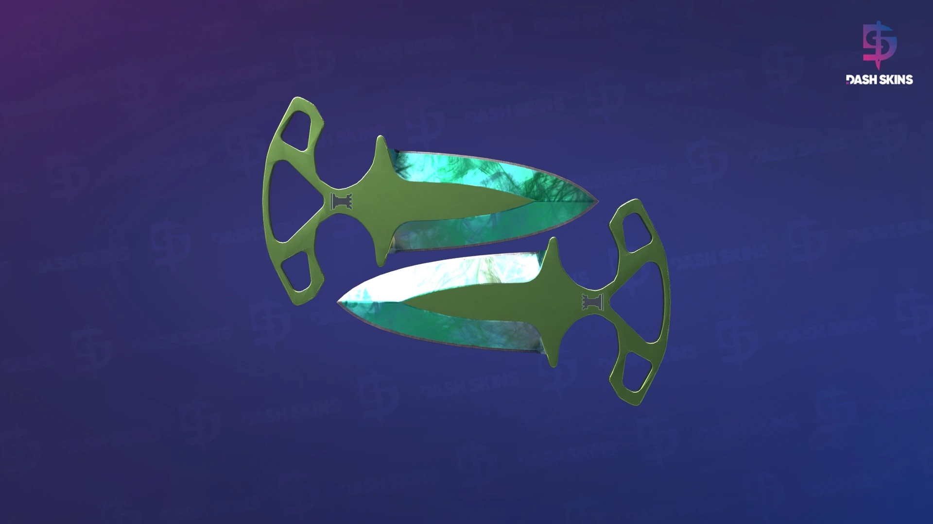 Adagas Sombrias (★ StatTrak™) | Doppler Gama - Backside Screenshot