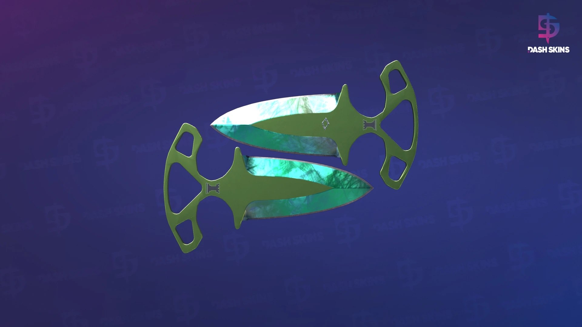 Adagas Sombrias (★ StatTrak™) | Doppler Gama - Frontside Screenshot