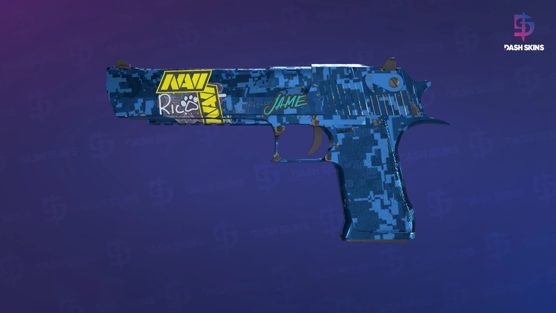 Desert Eagle | Camuflagem de Cobalto - Frontside Screenshot