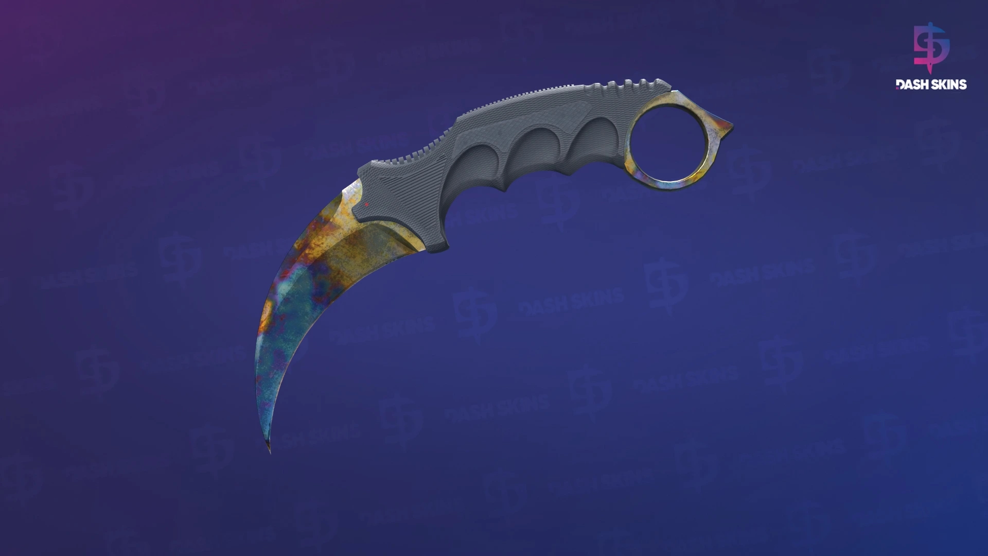 Karambit (★) | Aquecimento de Aço - Frontside Screenshot