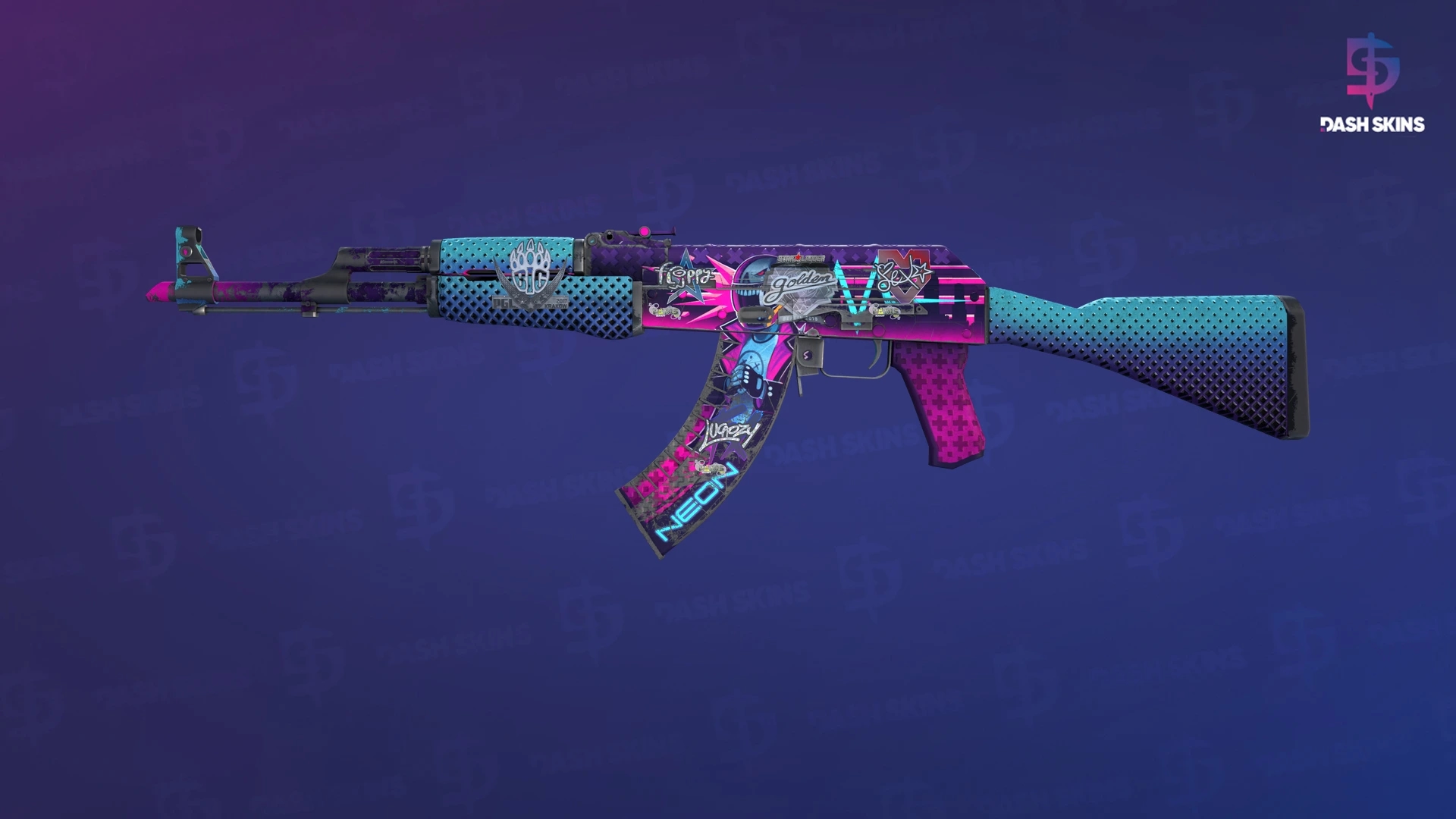AK-47 | Piloto Neon - Frontside Screenshot
