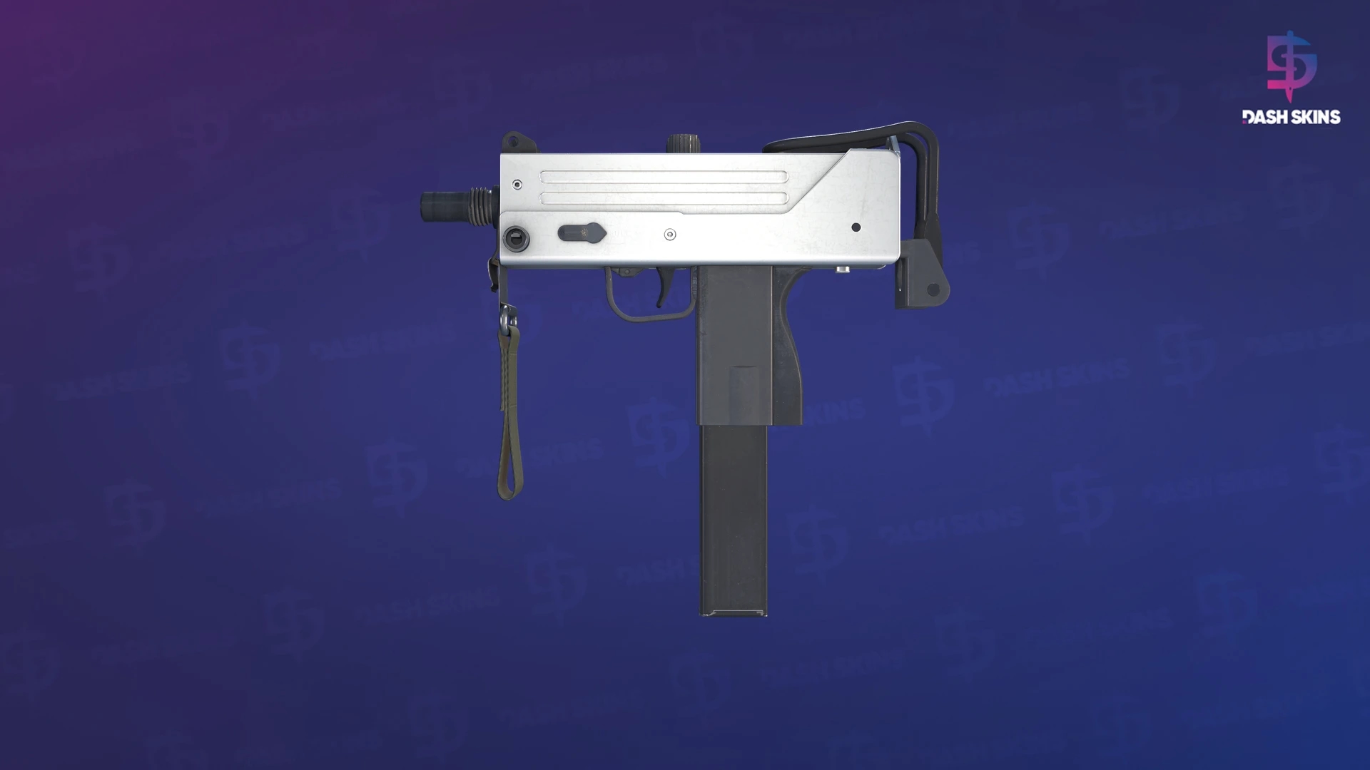 MAC-10 | Prateada - Frontside Screenshot