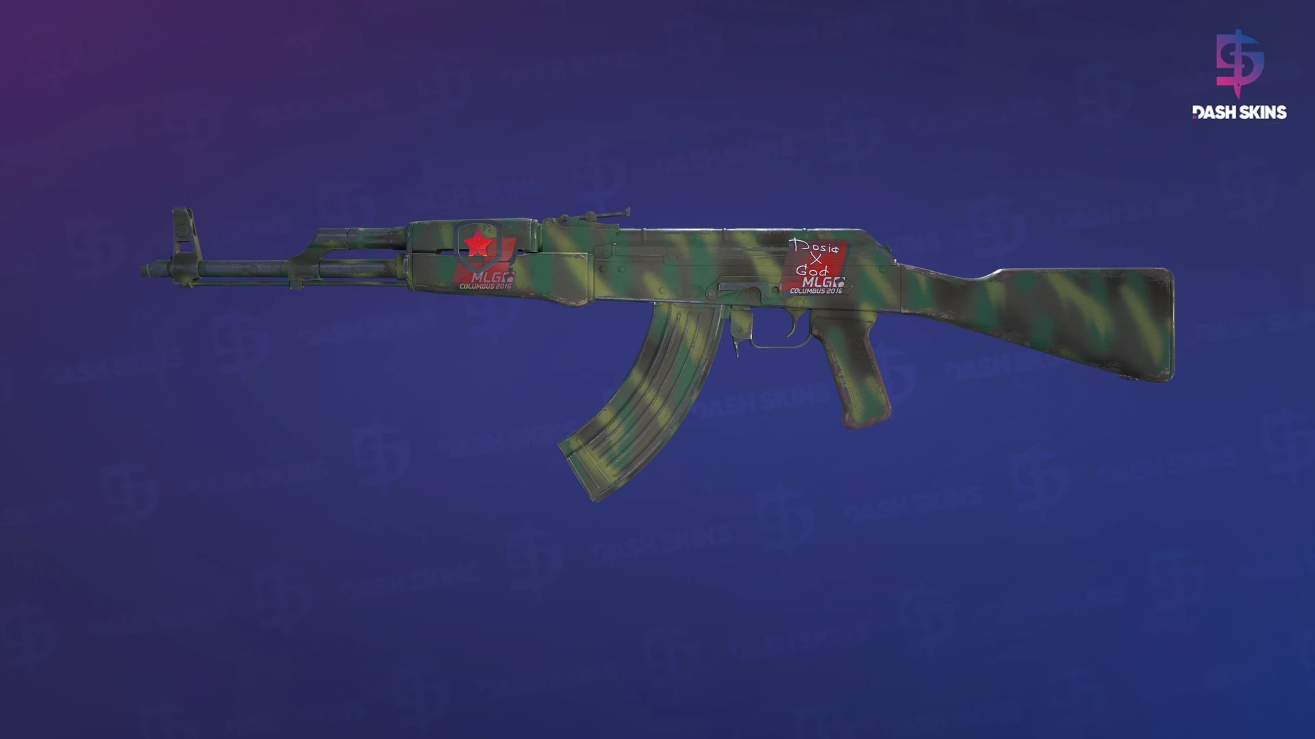 AK-47 | Spray Selvagem - Frontside Screenshot