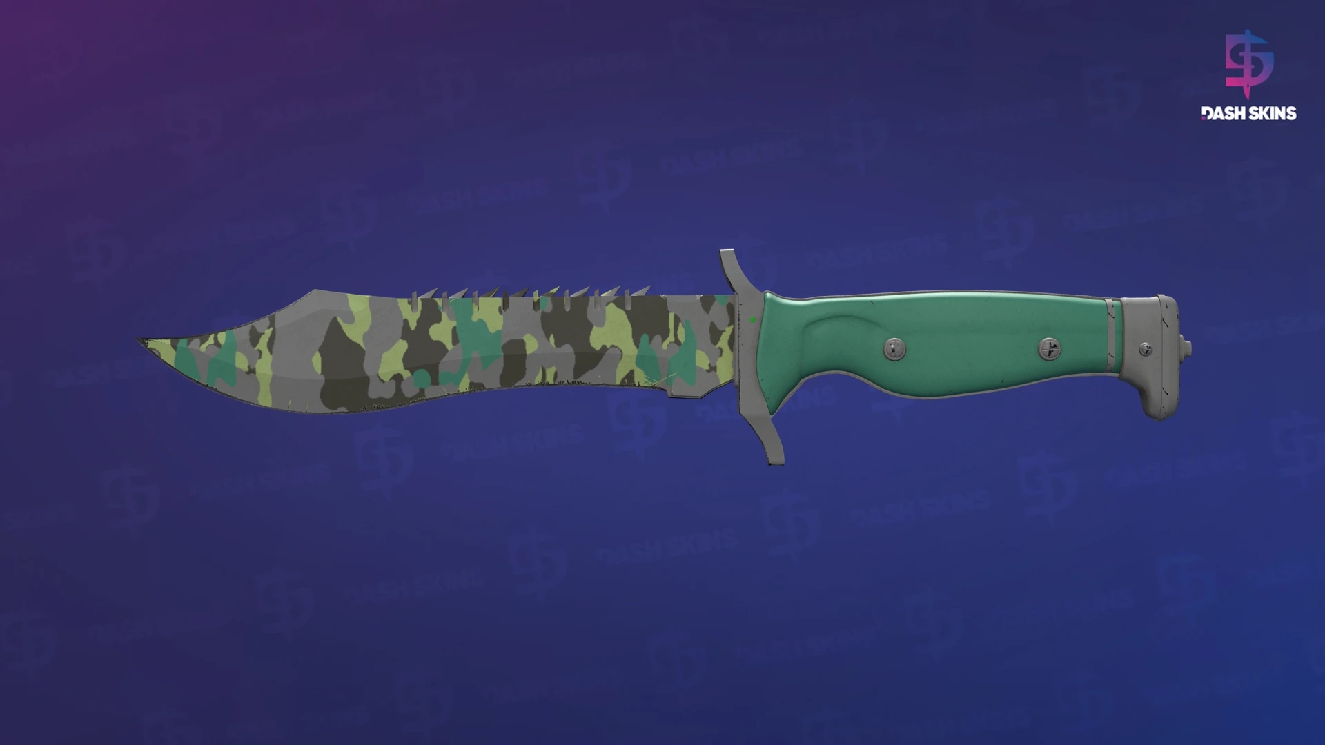 Faca Bowie (★) | Floresta Boreal - Backside Screenshot
