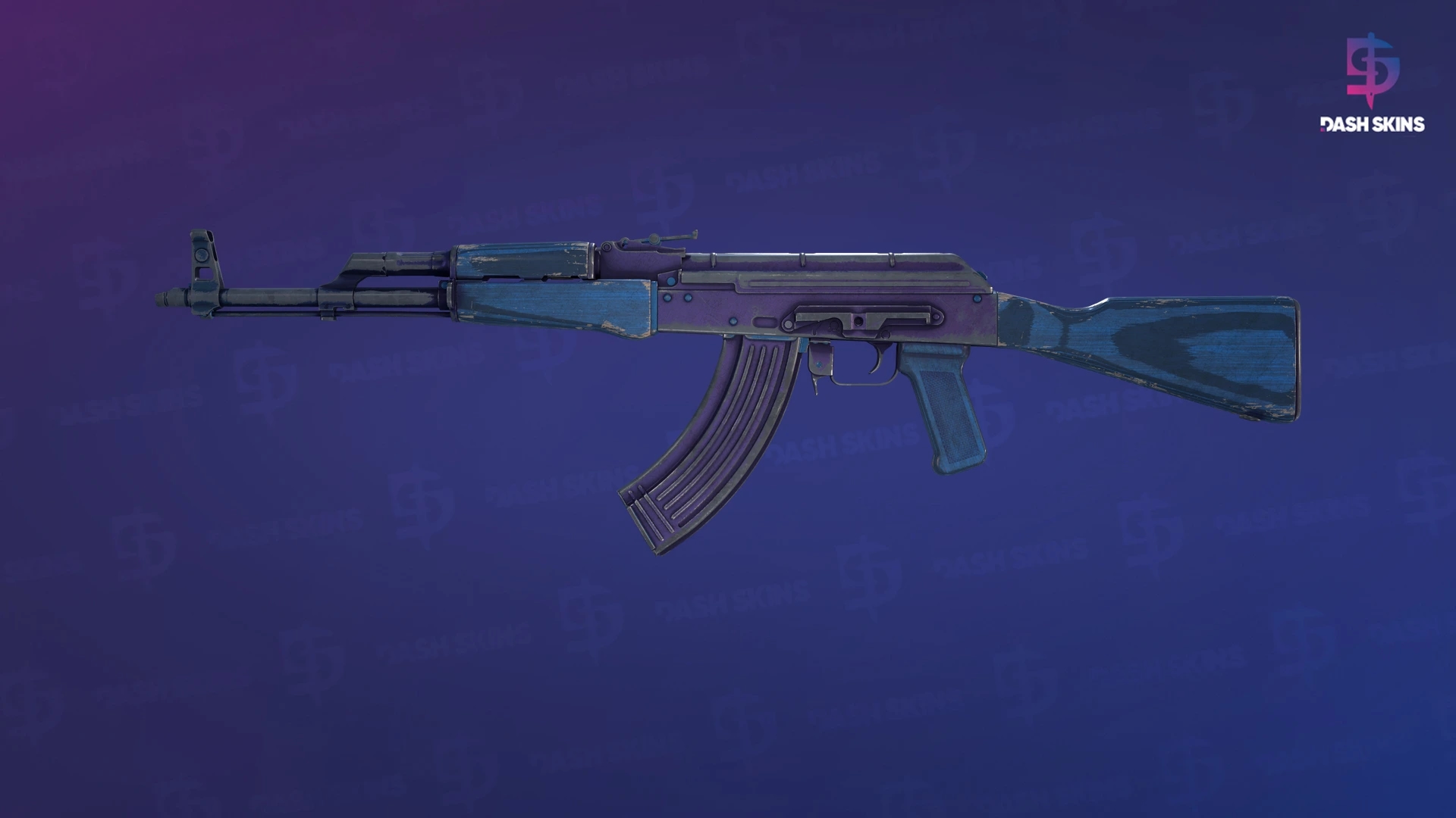 AK-47 | Lâmina da Meia-Noite - Frontside Screenshot