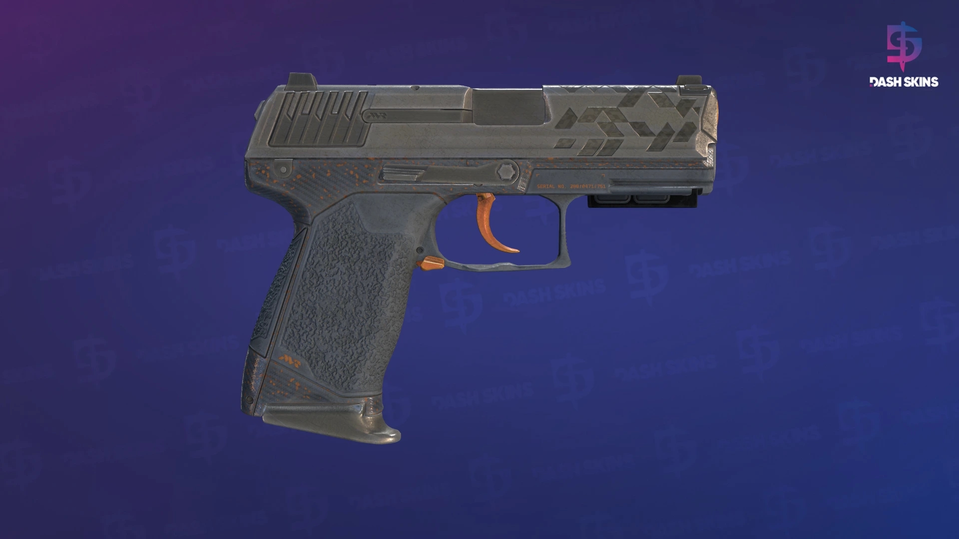 P2000 (StatTrak™) | Antiderrapante - Backside Screenshot